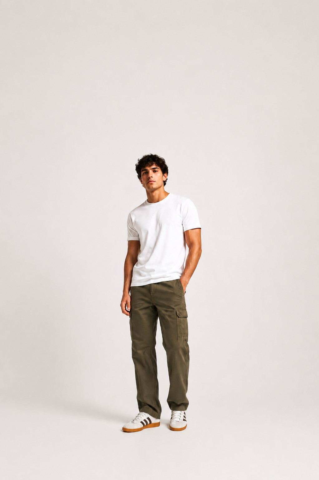 Men's Olive Cargo Pants