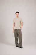 Beige men’s T-shirt