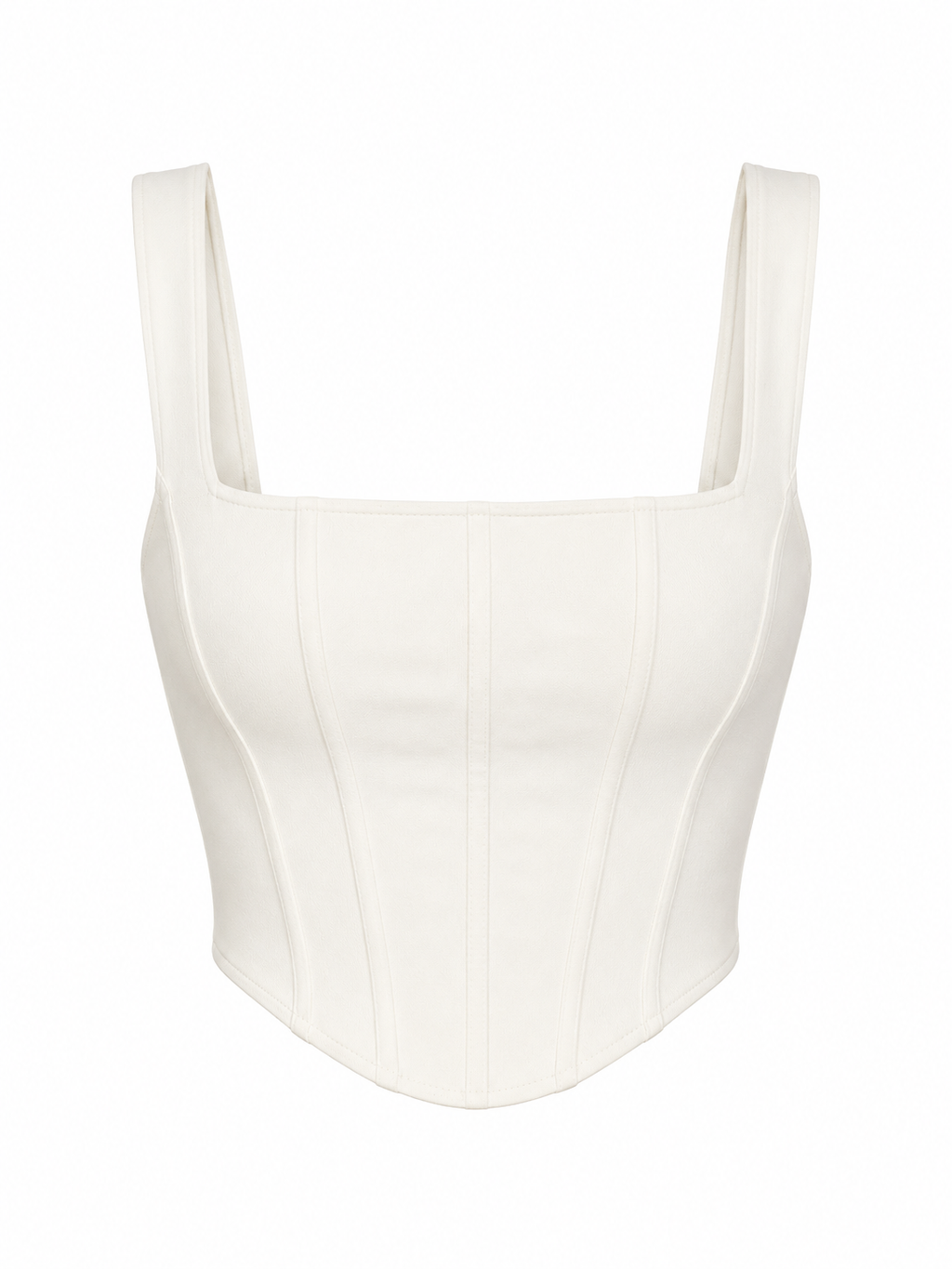 Structured Cream Corset Top