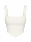 Structured Cream Corset Top