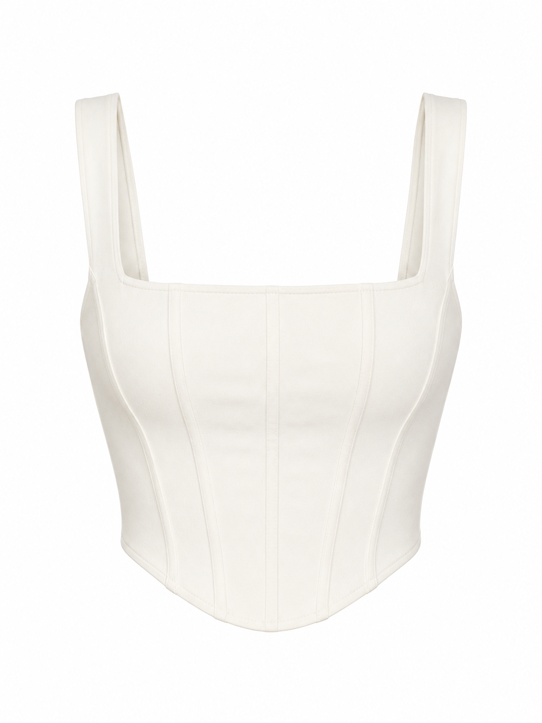 Structured Cream Corset Top
