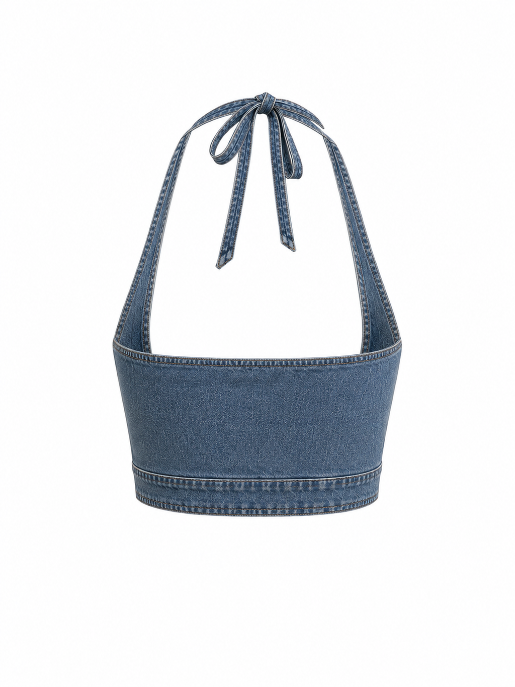 Denim Halter Top