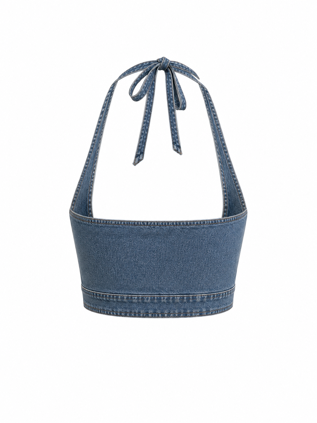 Denim Halter Top