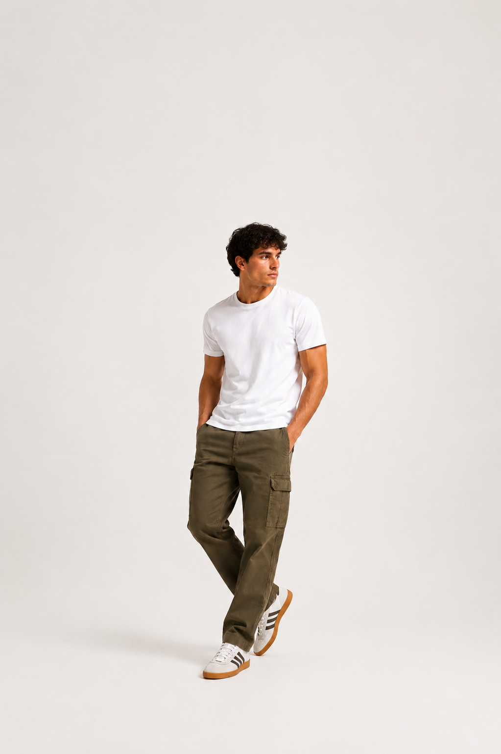 Men's Olive Cargo Pants