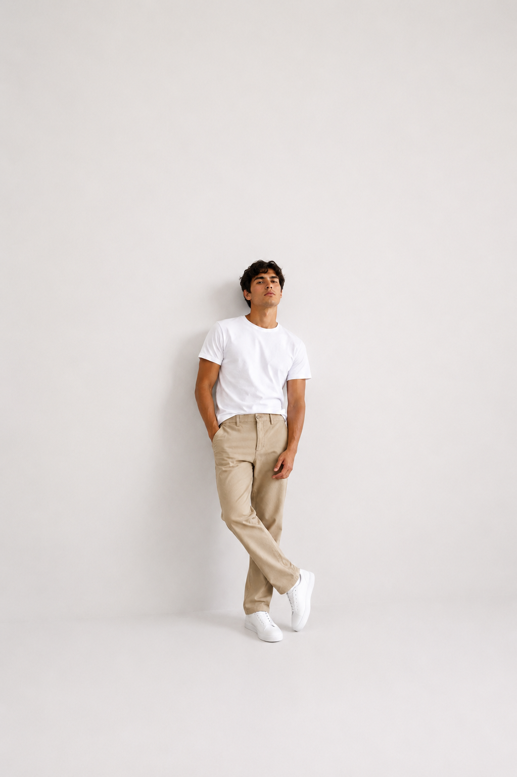 Men's Classic Beige Chino Pants