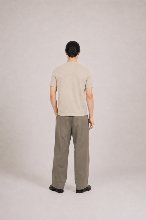 Beige men’s T-shirt