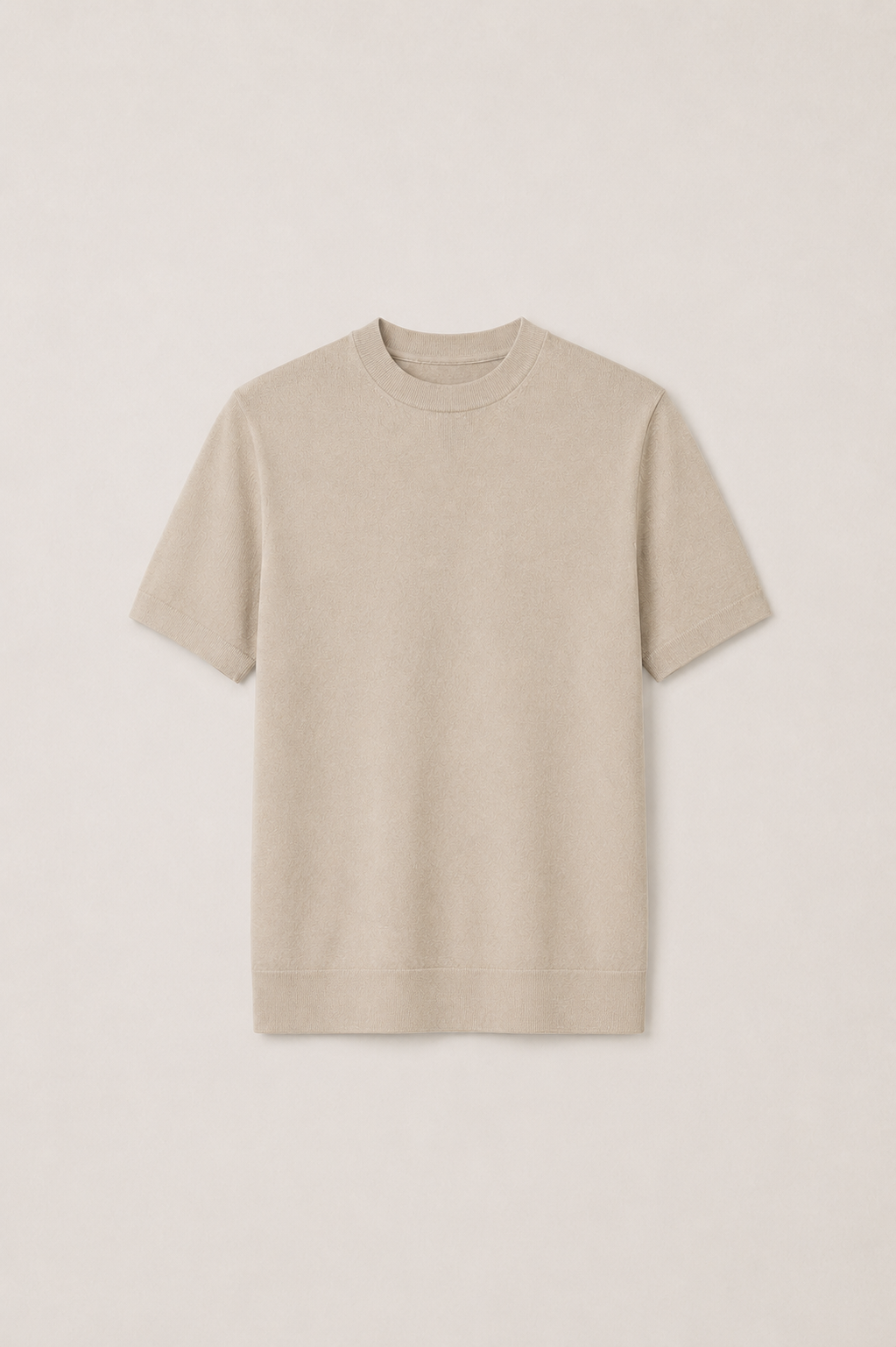 Beige men’s T-shirt