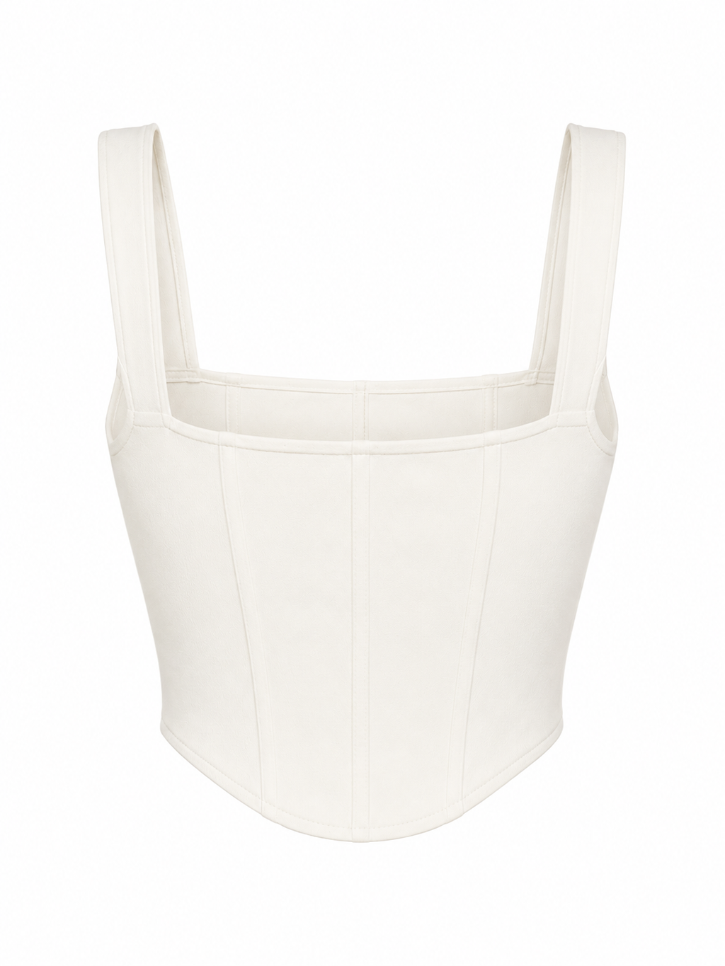 Structured Cream Corset Top